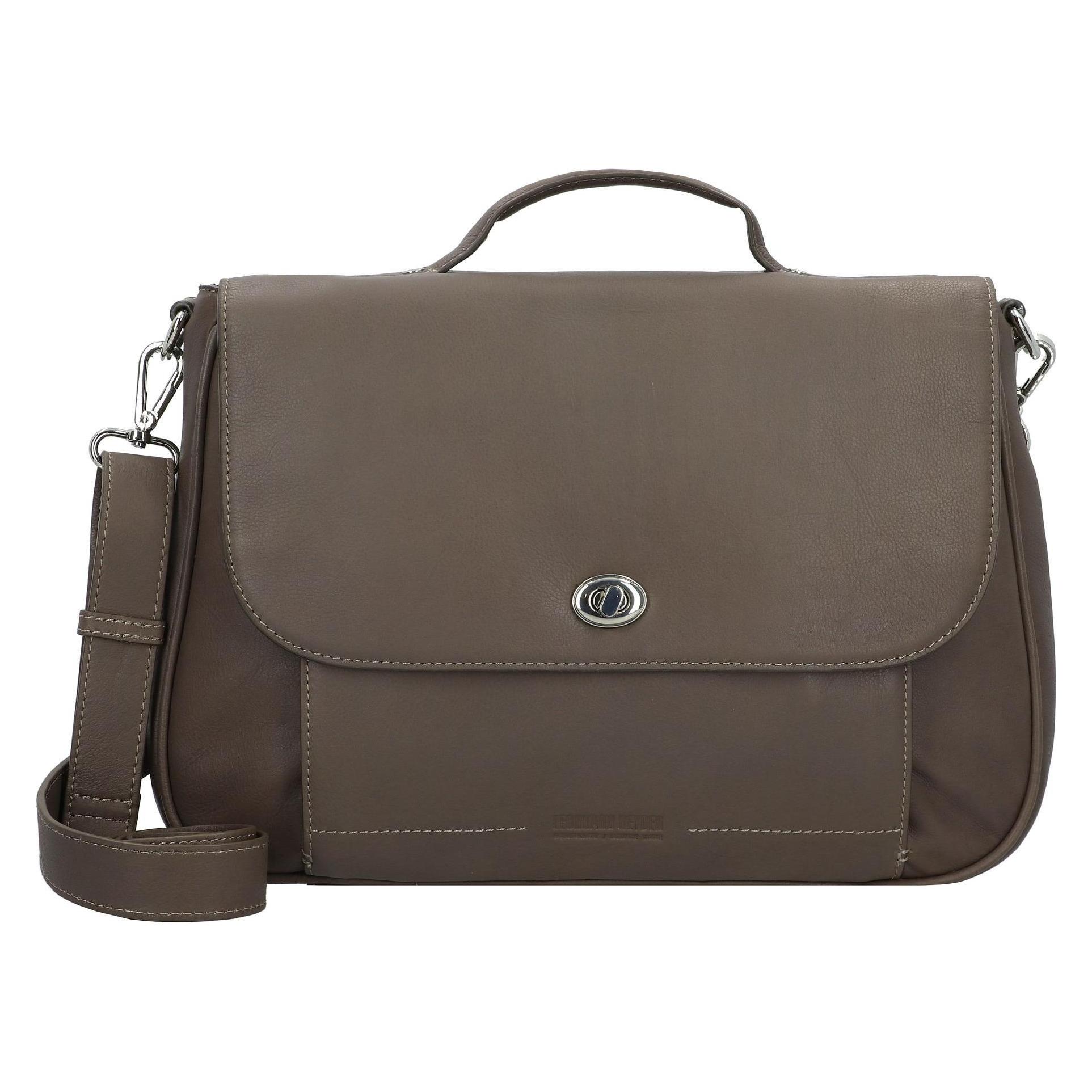 Leonhard Heyden Aktentasche Nizza 7410 (14", Universal), Notebooktasche, Braun