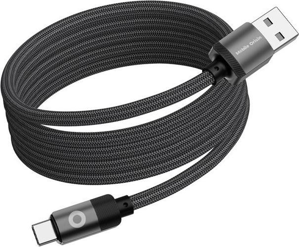 Image du produit Mobile Origin Câble original breveté magnétique USB-A vers USB-C - 1m - Noir (1 m, USB 2.0)