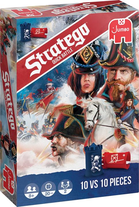 Actual product image Jumbo Stratego Quick Battle NEW, d/f/i (French, German, Italian, 2 Players)