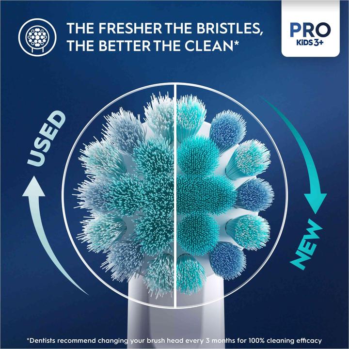 Produktbild Oral-B Ersatz für Elektrozahnbürste EB10 4 FFS SPIDERMAN (4 x)