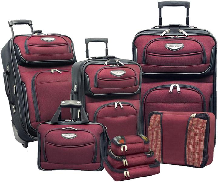 Immagine prodotto Travel Select Borgogna, set da 8 pezzi (15/21/25/29/cubi da imballaggio)