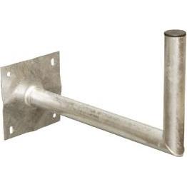 Eneroid Wandhalter für SAT-Antennen, Stahl, verzinkt, Ø 48mm, Ausleger 750mm (Antennendose), SAT Zubehör, Silber