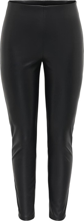 Produktbild JdY Enger Schnitt Hohe Taille Anliegende Bündchen Leggings Hose in Lederoptik (30)