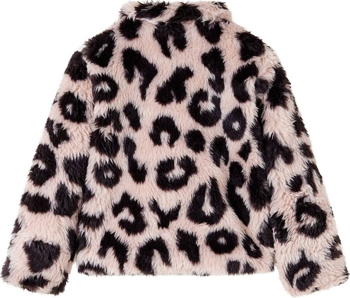 Actual product image VidaXL Children's coat faux fur light pink 128,outer material (128)