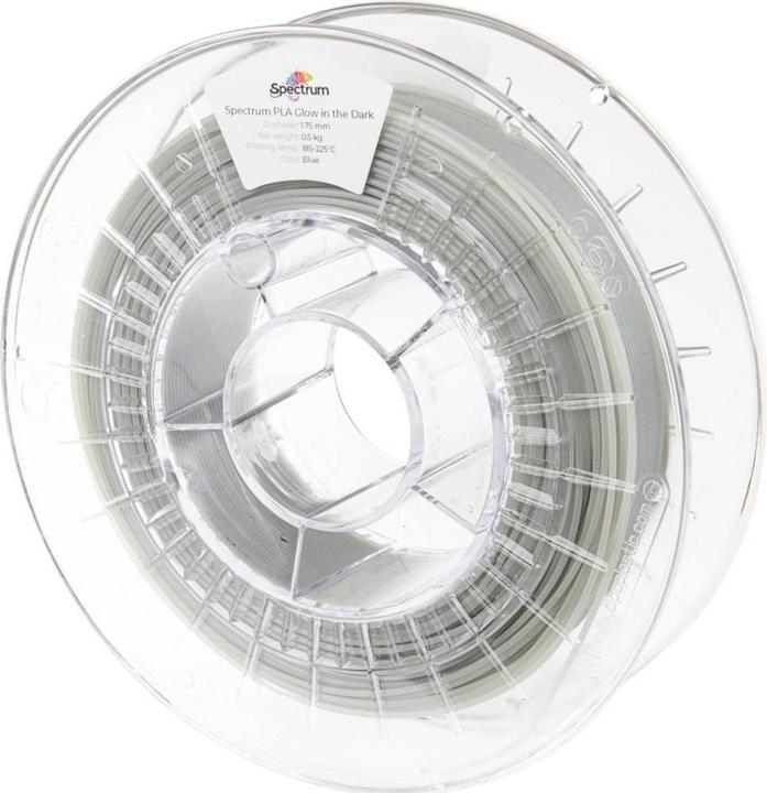 Produktbild PLA Glow in the Dark Blue 0.5kg 1.75mm (PLA, 1.75 mm, 500 g)