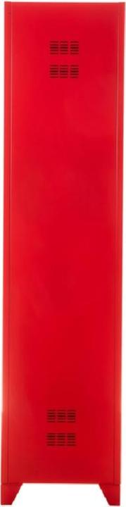 Actual product image Jet-Line Filing cabinet Locker PETROW red-dark grey 1-door metal cabinet