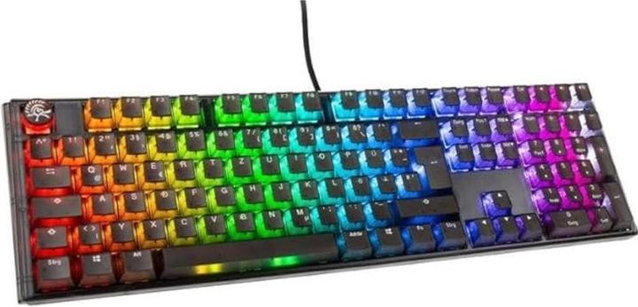 Actual product image Ducky One 3 Aura Black Gaming Keyboard, RGB LED - MX-Speed-Silver (DE, Cable)