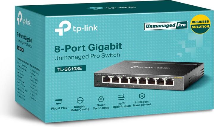 Productafbeelding TP-Link Tl-Sg108e (8 ports)