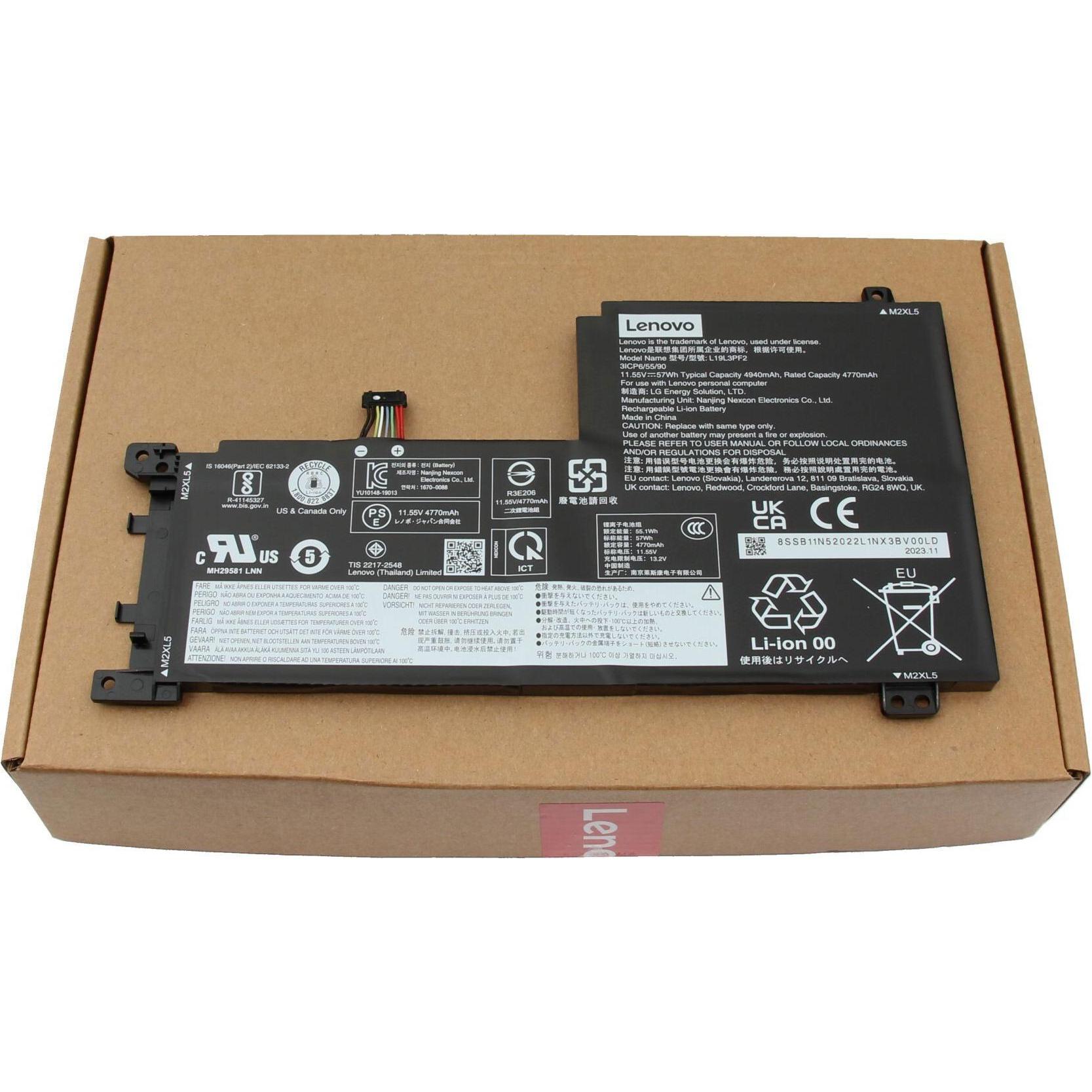 Thumbnail - Lenovo 5B11N52036 (3 Zellen, 4990 mAh), Notebook Akku