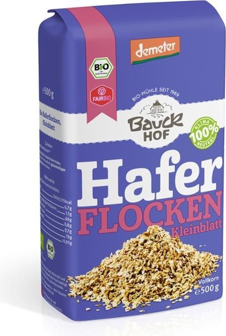 Produktbild Bauckhof Haferflocken Kleinblatt (500 g)