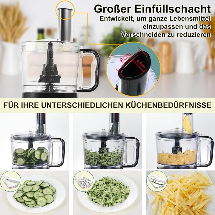 Produktbild TopStrong Multifunktions-Küchenmaschine (800 W, 2 l)