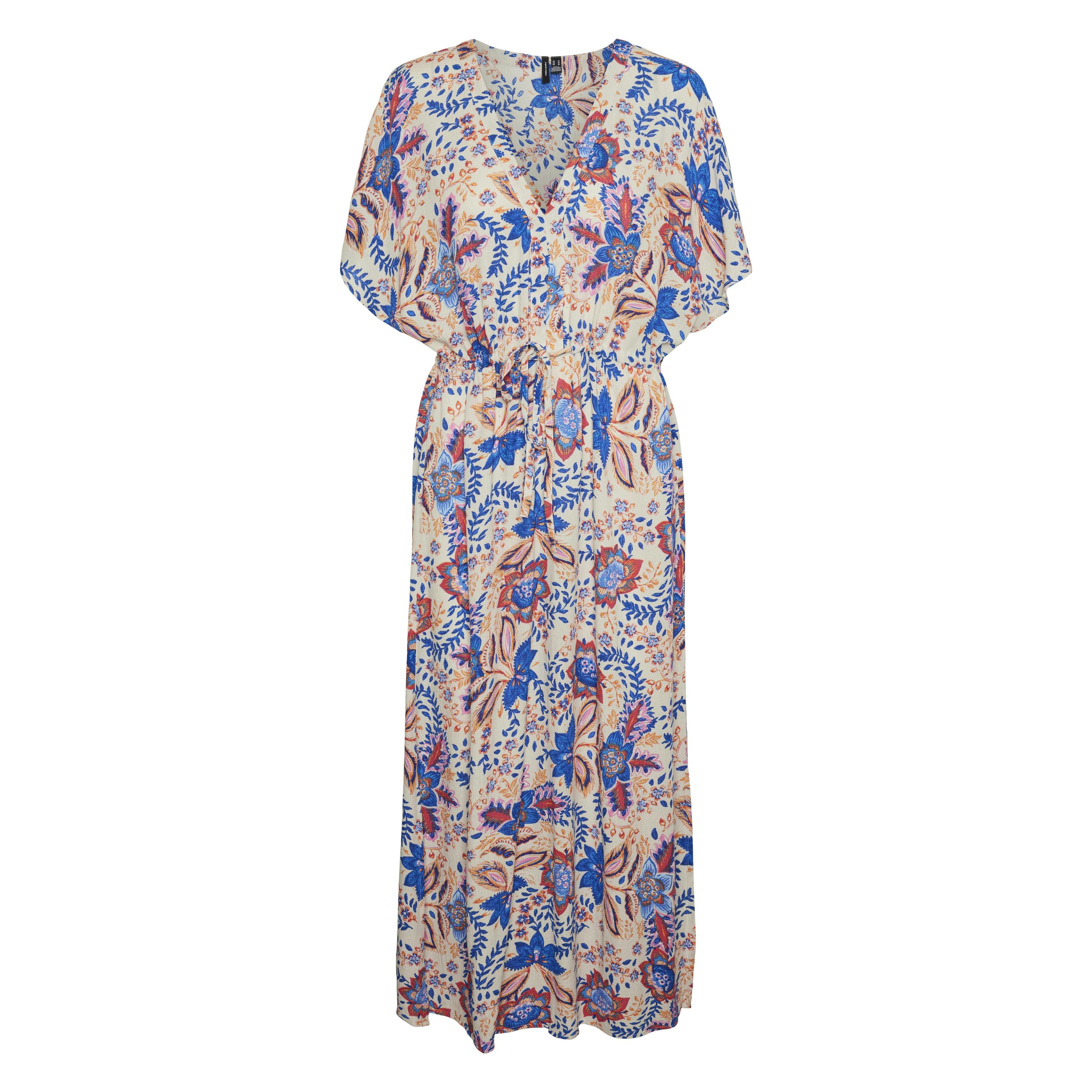 Vero Moda, Damen, Kleider, Vmmenny Langes Kleid, Silber, (S)