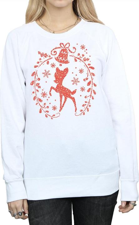 Immagine prodotto Disney Bambi Christmas Wreath Felpa Donna (XXL)