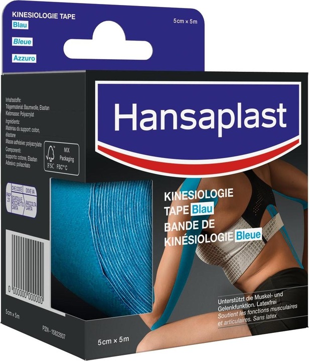 Immagine prodotto Hansaplast banda di kinésiologie bleu (5 m)