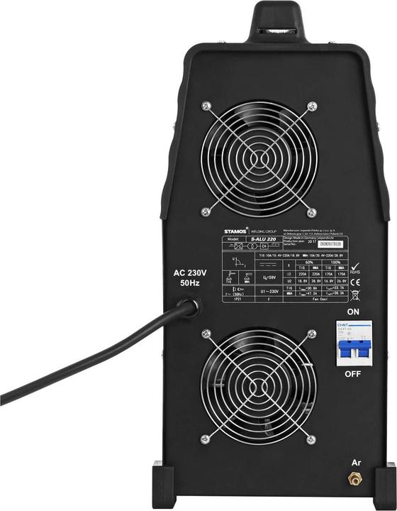 Actual product image Stamos Aluminium Welder - 220 A - 230 V - Pulse - 2/4 Tact