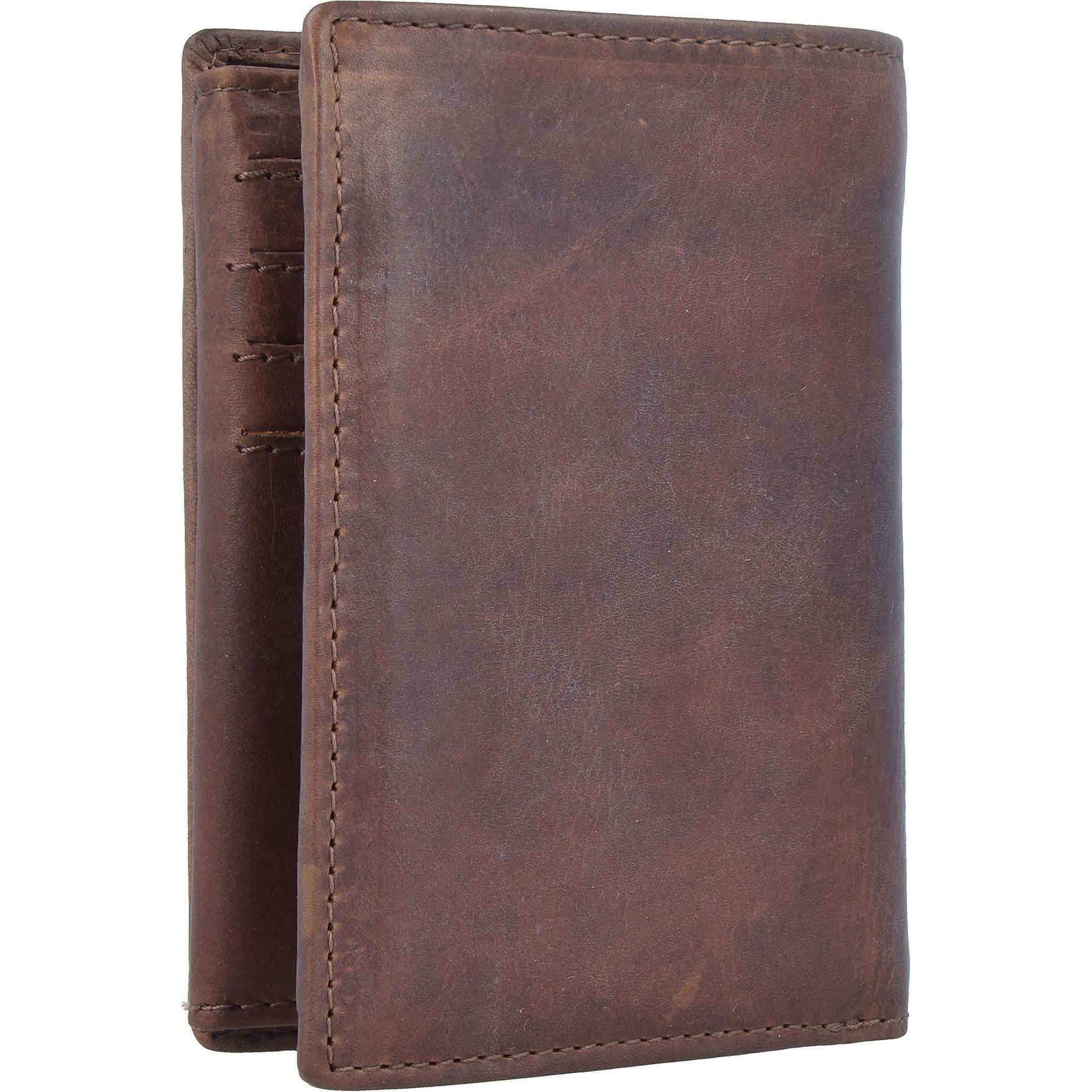 Thumbnail - Greenland Nature, Herren, Portemonnaie, Soft & Safe Geldbörse RFID Leder 9,5 cm, Braun