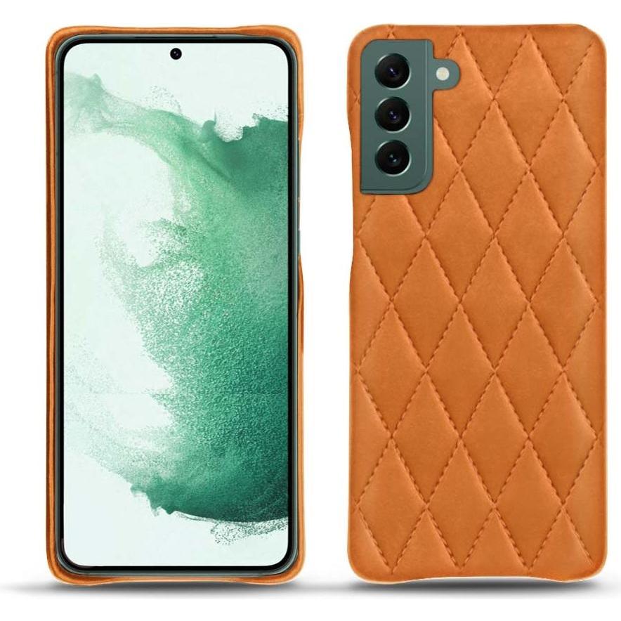 Noreve Lederschutzhülle (Samsung Galaxy S22+ 5G), Smartphone Hülle, Orange
