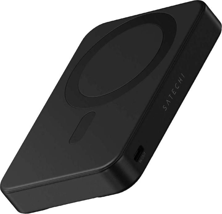 Actual product image Satechi OntheGo Magnetic Qi2 Powerbank Stand 10000 mAh Black (10000 mAh, 20 W)