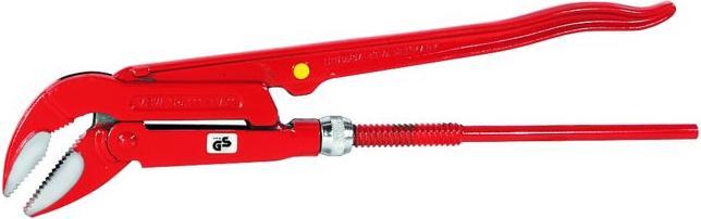 Image du produit VBW Pince à tuyaux d'angle 45 degrés 1 pouce 320 mm de long (315 mm)