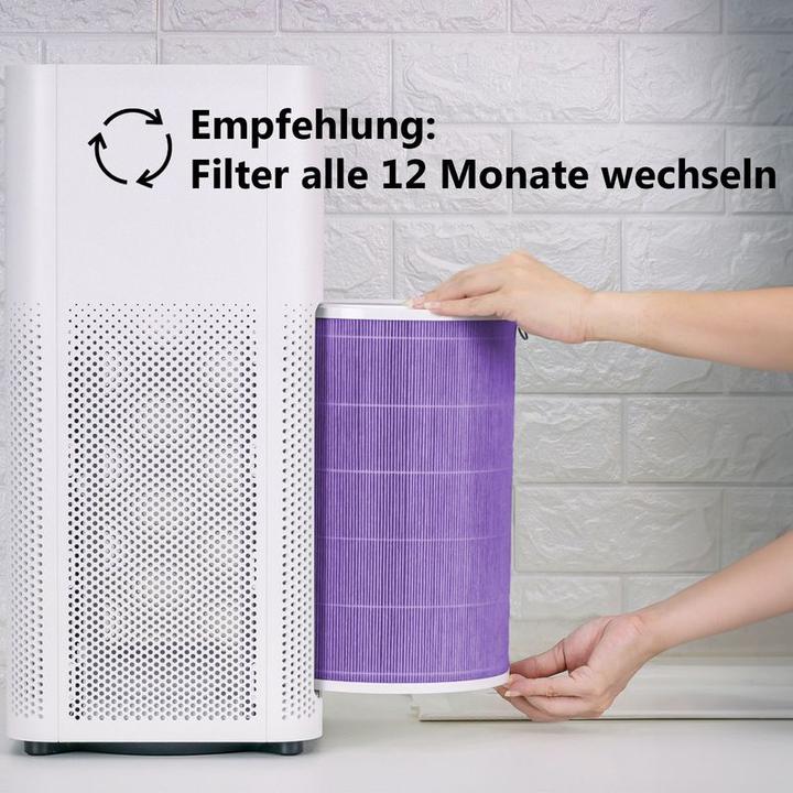 Produktbild Hermex Alternatives HEPA- & Aktivkohlefilter-Set zu Xiaomi Mi Air Purifier 3C (1 x)