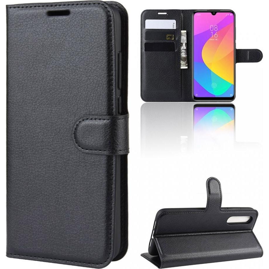 Screenguard Xiaomi Mi A3 Leather Guard Lederhülle (Xiaomi Mi A3), Smartphone Hülle, Schwarz