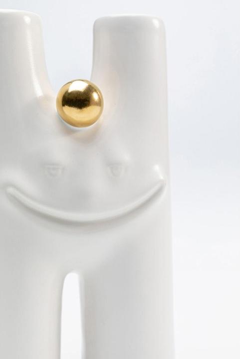 Produktbild Kare Design Vase Funny Teeth Weiss 16cm