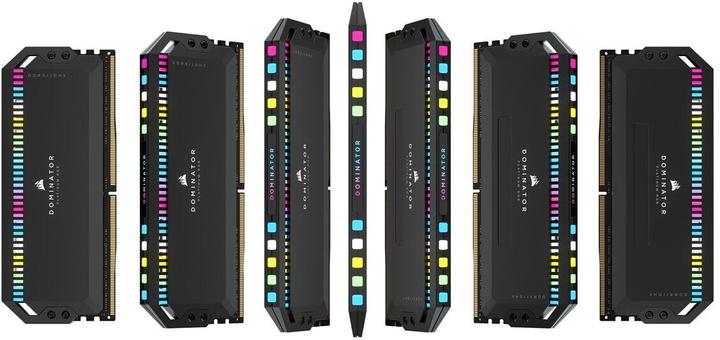 Produktbild Corsair DDR5 64GB PC 6600 CL32 KIT (4x16GB) DOMINATOR P RGB retail (4 x 16GB, 6600 MHz, DDR5-RAM, DIMM)