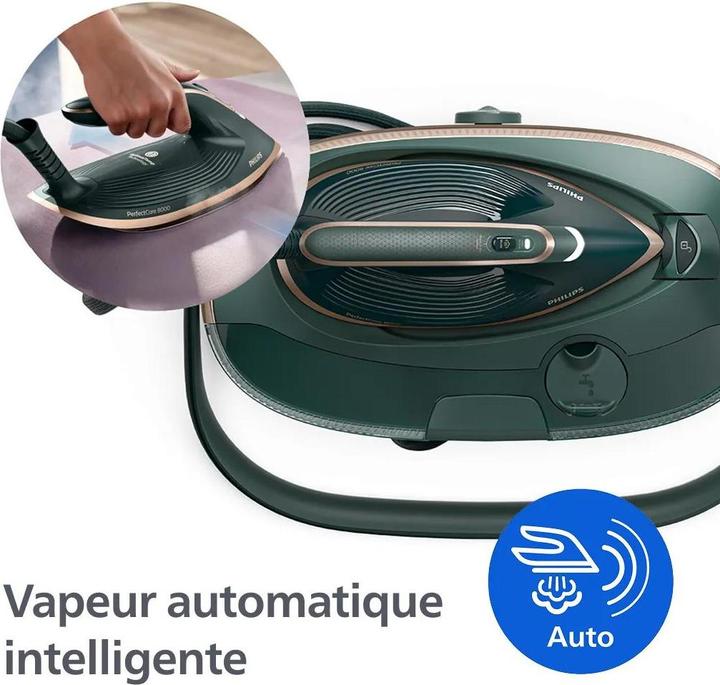 Produktbild Philips Dali PerfectCare Dampfbügelstation 8000 Series (3120 W, 750 g/min)
