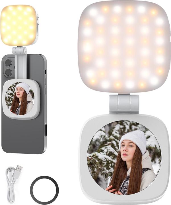 Produktbild Neewer Basics NL48B Magnetic Selfie Light (White) (Videoleuchte)