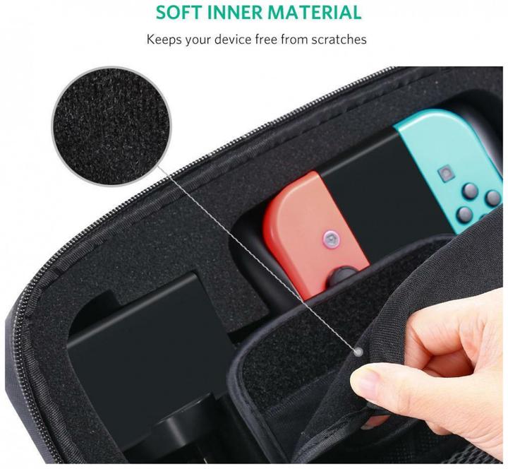 Image du produit Ugreen Boîtier pour Nintendo Switch et accessoires S 26.5 x 10 x 13.5 cm noir (50275 LP145) (Switch)