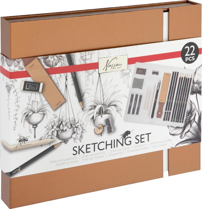 Default Nassau Aquarell-Bastelset, 22-tlg.