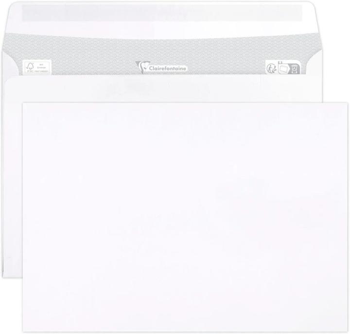Immagine prodotto Clairalfa Buste C5, 162 x 229 mm, bianco (162 x 229 mm, 250 x)