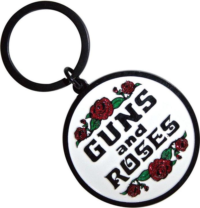 Actual product image Guns N Roses Roses Keyring