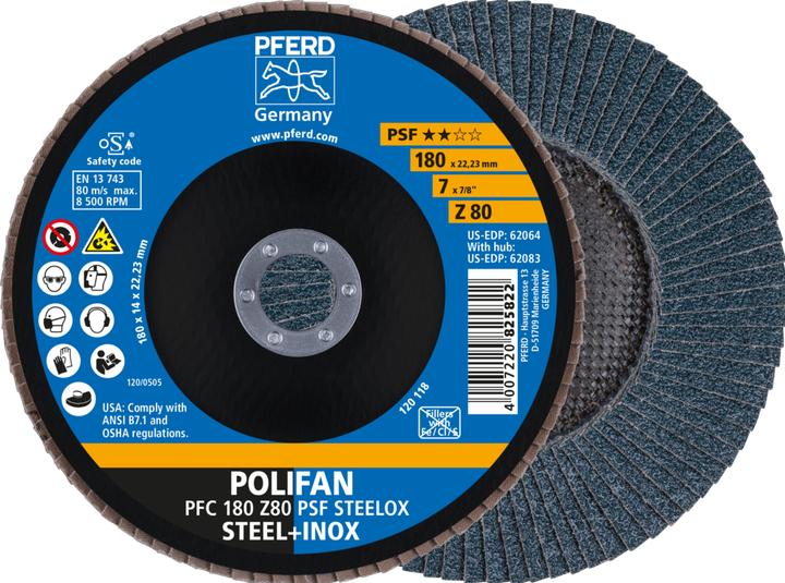 Image du produit Pferd Disque de ponçage pour détecteur DE feu DE CHEVAL (80)