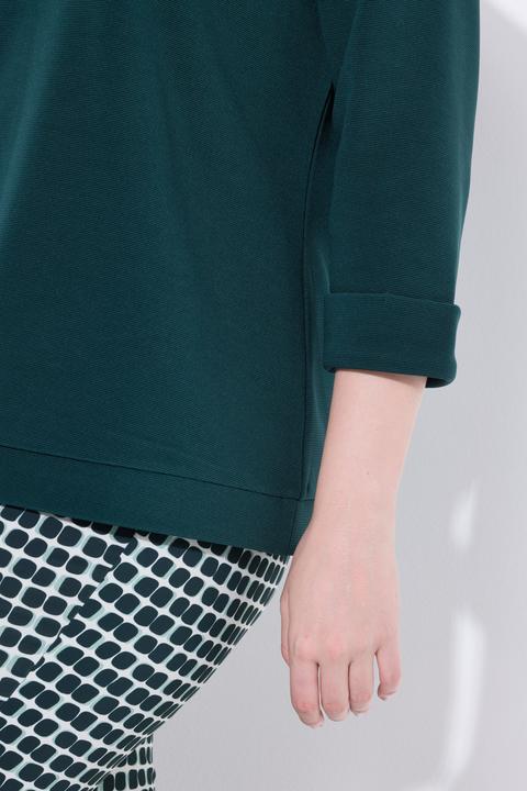 Produktbild Ulla Popken Shirt, Struktur, Rundhalsausschnitt, 3/4-Arm (46, 48)