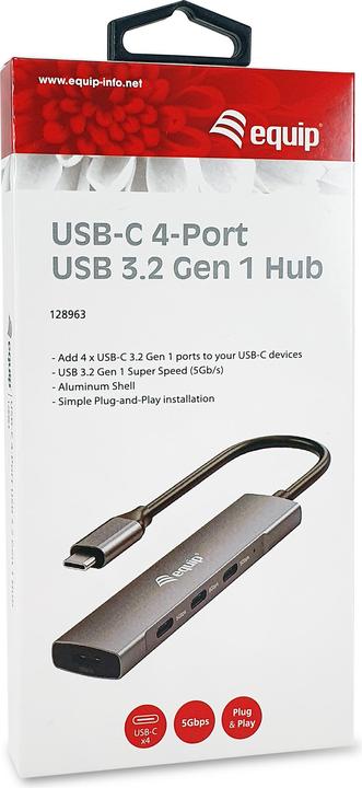 Image du produit equip Hub USB (USB-C, 4 ports)