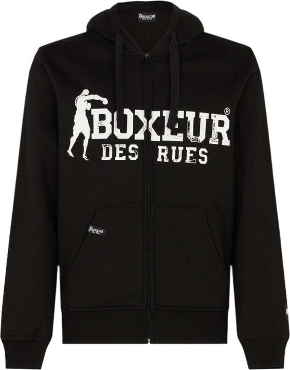 Actual product image Boxeur des Rues Sweat Jacket Hoodie Full Zip With Patch (XS)