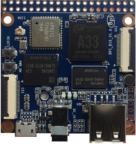 Produktbild Sinovoip BPI-M2M (A33) - Banana Pi - A33 Quad-Core Single Board Computer, ohne eMMC