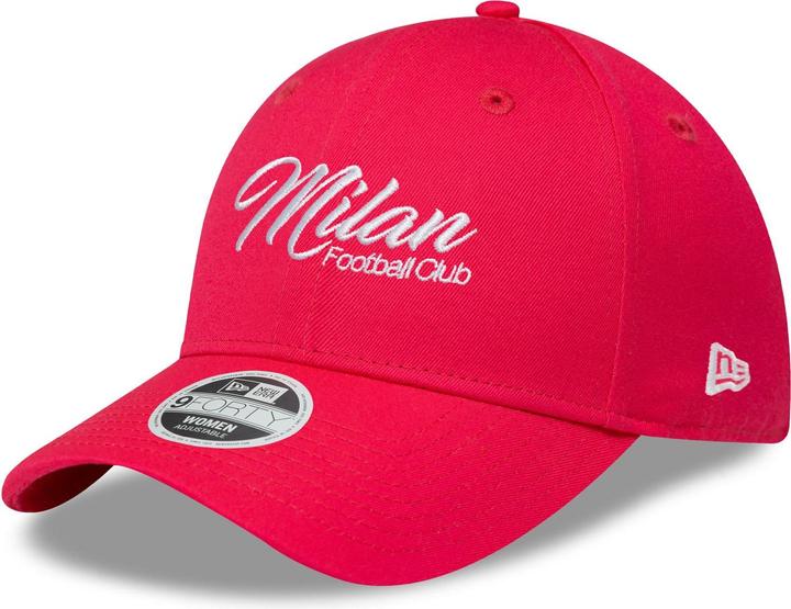 Produktbild New Era 9Forty Damen Cap - AC Mailand Script bright pink