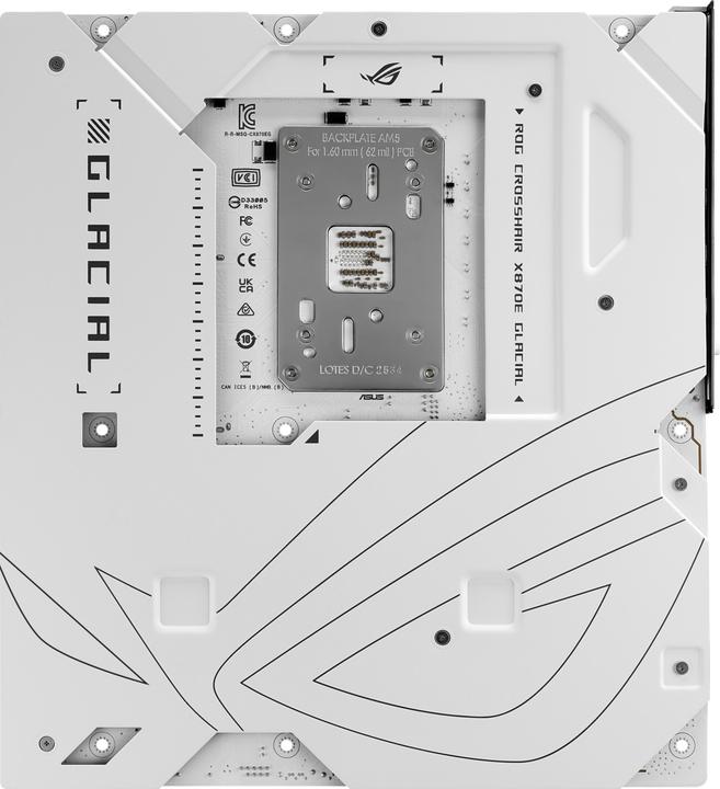 Productafbeelding ASUS MB Rog Crosshair X870e Glacial (AM5, AMD X870E)
