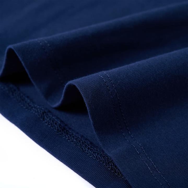 Immagine prodotto VidaXL Camicia da bambino a maniche lunghe blu navy 140,Materiale: 95 % cotone (140)