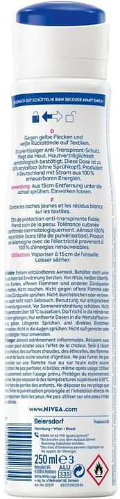 Produktbild NIVEA Black & White Invisible Clear Spray XXL (Spray, 250 ml)