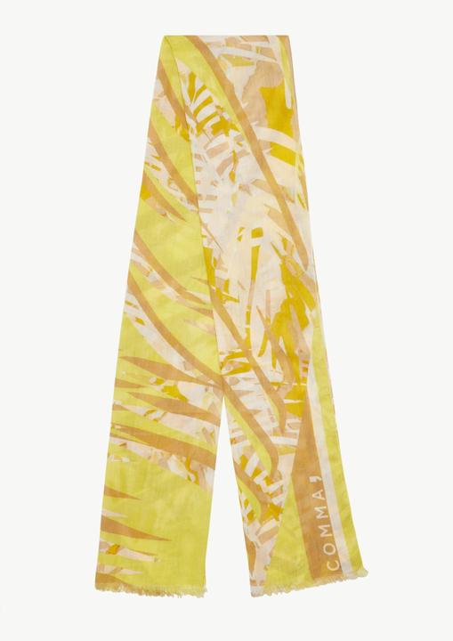 Image du produit Comma Tuch Schal mit floralem Muster aus Modalmix