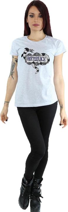 Produktbild Beetlejuice Sandwurm Logo TShirt aus Baumwolle (L)