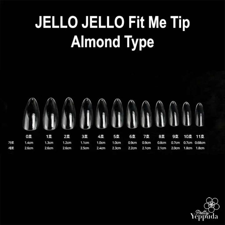 Actual product image Jello Jello Fit Me Tip - Almond Type (White)