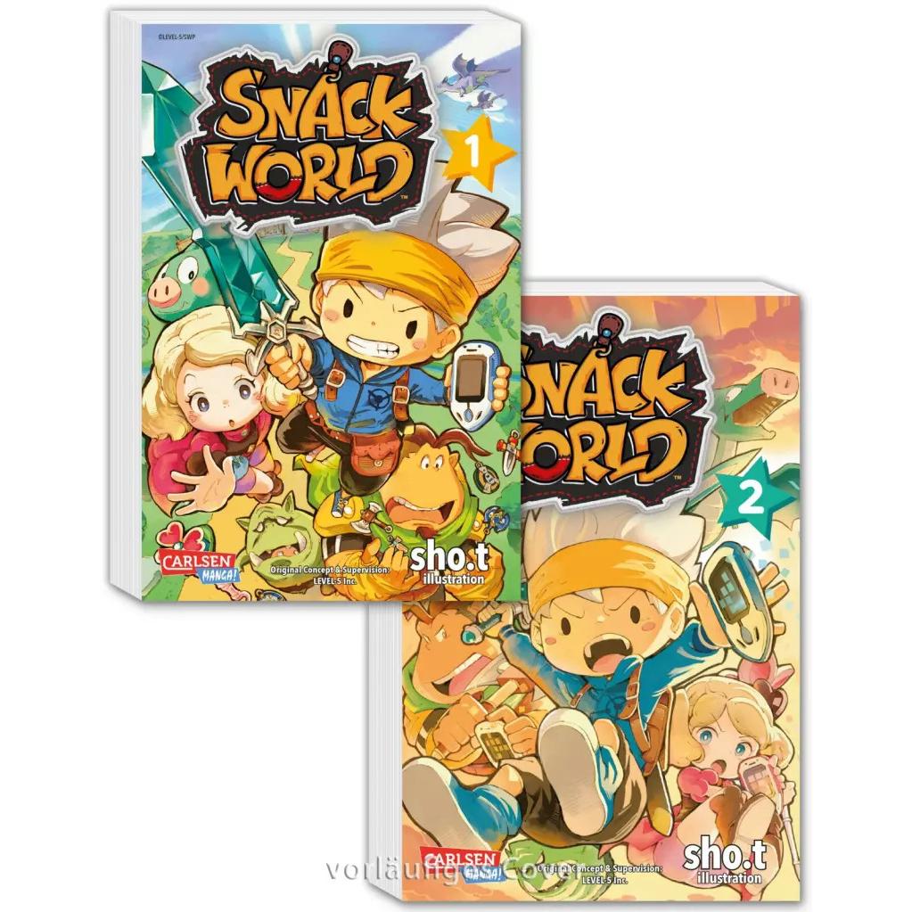 Snack World Komplettpack 1-2, Belletristik von sho.t, Lasse Christian Christiansen