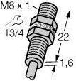 Produktbild Turck M18 Inductive Sensor 1.5mm, Namur, 2m (Sensor)