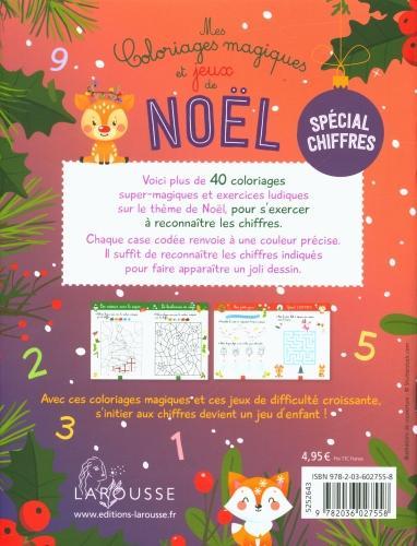 Image du produit Mes coloriages magiques et jeux de Noël : spécial chiffres (Français, Collectif, 2022)