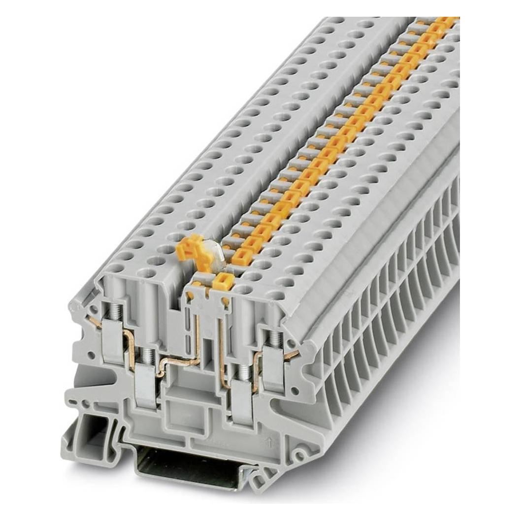 Phoenix Contact Doorvoerklem UT 4-QUATTRO-MT Grijs 50 stuks., Kabels + Stekkers, Grijs