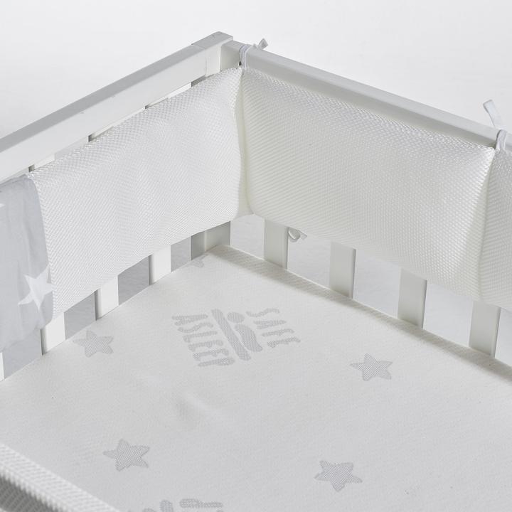 Actual product image Roba Room Bed 60x120 cm stars gray (60 x 120 cm)